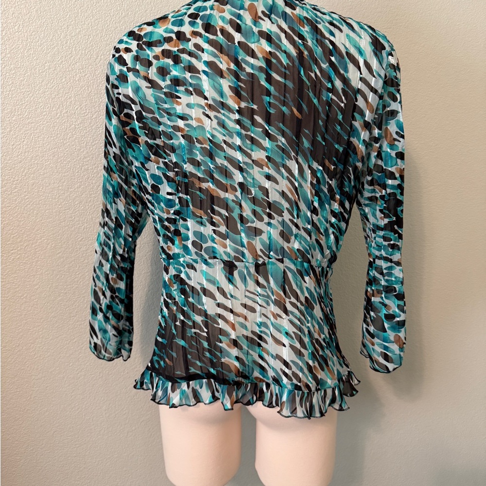 Elementz Multicolor‎ Ruffled Blouse - Picture 3 of 5